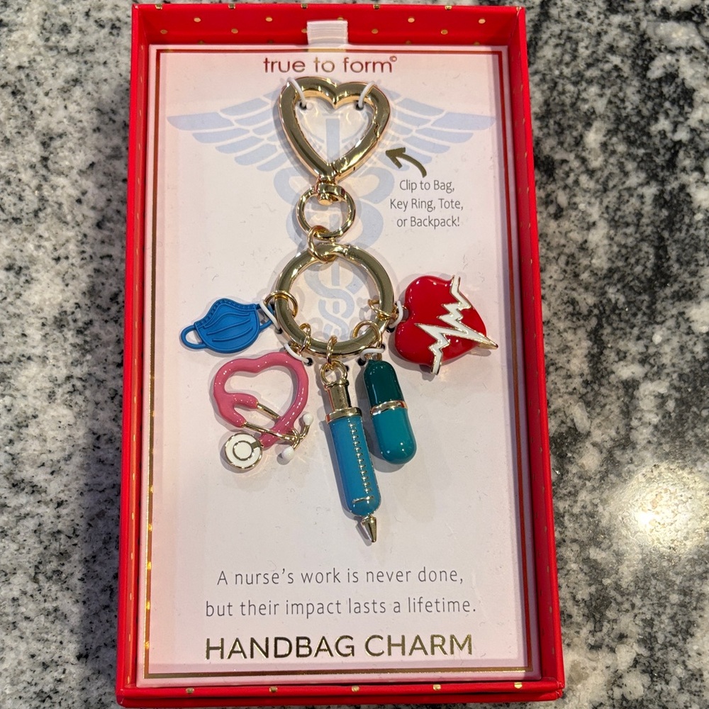 True to form nurse bag charm NIB